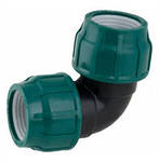 Колено ПЭ зажимное 32