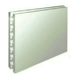 Плита гипсовая пазогребневая 667х500х80 мм. пустотелая влагостойкая