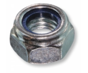 Гайка с нейлоновой вставкой 6 мм. DIN985 оцинкованная