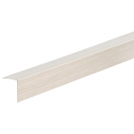 Угол ПВХ арочный 20х12 мм. L=2,7 м. 001 белый 