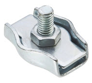 Зажим для стальных канатов оцинк. 4 мм.