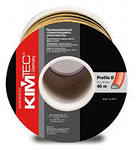 Уплотнитель D-профиль 12х14 мм. белый 40 м.