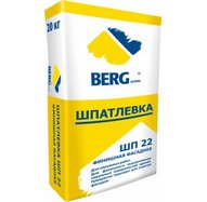 Шпаклевка "BERGhome" ШП 22 Фасад финишная Серая 20 кг.