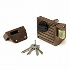 Замок накладной "Зенит" ЗН 1-2.1 медь