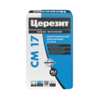 Клей для плитки "Церезит" СМ 17/25 для внутренних и наружных работ суперэластичный 25 кг.
