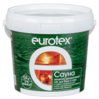 Лак акриловый защитный для дерева "Eurotex-Сауна" 0,9кг