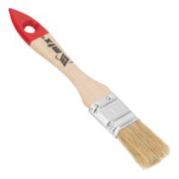 Кисть плоская 1" (25 мм) "MATRIX" Стандарт, натуральная щетина, деревянная ручка