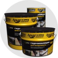 Мастика битумная "AquaMast" Фундамент 18 кг.