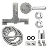 Смеситель для ванны "CONSUL", цам, ручка шар., коротк.излив, 4910