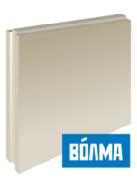 Плита пазогребневая 667х500х80 мм. полнотелая Волма