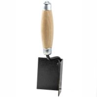 Кельма угловая внутренняя 60х60х80 мм.  "Политех" деревянная ручка, отбойник