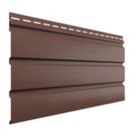 Соффит 3000 мм. "ТН ОПТИМА" сплошной каштан