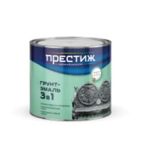 Грунт-эмаль по ржавчине Белая 0,9 кг. "Престиж"