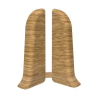 Заглушка ПВХ 55 мм "Идеал" пара №231/217 Дуб темный