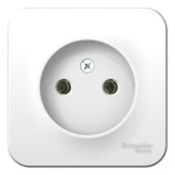 Розетка 1-м ОП б/з "BLANCA" 10А Белый, SchE BLNRA000111