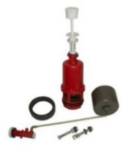 Арматура универсальная боковая подводка, шток белый