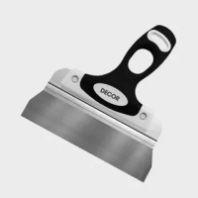 Шпатель-правило 600 мм "DECOR" нержавеющая сталь, двухкомпонентная ручка