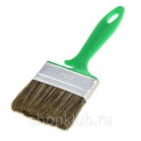 Кисть плоская 3" (70 мм) "Акор", смешанная щетина, для красок на водной основе