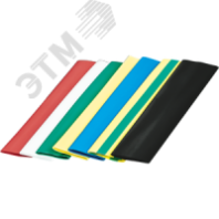 Термоусаживаемая трубка ТУТнг 16/8 набор (7 цветов по 3 шт. 100мм)