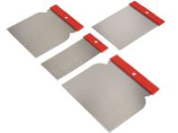 Набор шпателей "Uspex" металлические, 4 шт