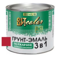 Грунт-эмаль по ржавчине Красная 1,8 кг. "ВИТ color"