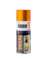 Эмаль аэрозольная металлик зеркальный Золото "KUDO" 520 мл.