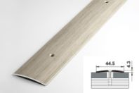 Профиль стыкоперекрывающий 42х5,5х900 мм. с монтажным каналом, венге черный ИДЕАЛ