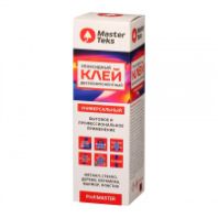 Клей эпоксидный двухкомпонентный 10 гр. "MasterTeks" PM"  многоцелевой, прозрачный