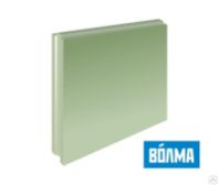 Плита пазогребневая 667х500х80 мм. "Хабез" полнотелая влагостойкая 