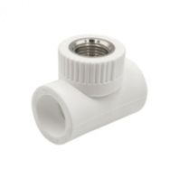 Купить Тройник комбинированный PP-R 25х1/2"х25 мм. гайка недорого Тройник комбинированный PP-R 25х1/2"х25 мм. гайка