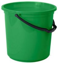 Ведро пластиковое с крышкой 12л "Тюльпан"