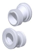 Манжета для унитаза эксц. D 40 мм.  жестк. W 0420