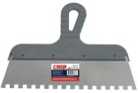 Шпатель фасадный зубчатый 150 мм зуб.8х8 мм "Uspex" нержавеющая сталь, пластиковая ручка