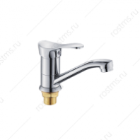 Смеситель для кухни "РМС", цинк, ручка шар., d=35мм, корот.излив, SL86-004FBS-15