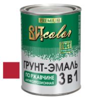 Грунт-эмаль по ржавчине Красная 0,8 кг. "ВИТ color"