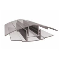 Профиль соединительный 8-10 мм. L 6 м разъемный прозрачный