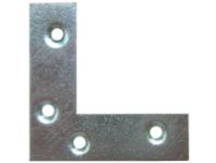 Уголок-пластина светлый 100х100 мм. СВ075