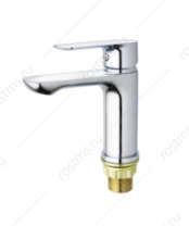 Смеситель для раковины "РМС", цинк, ручка шар., d=35мм, SL133-001F