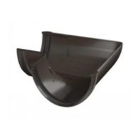 Угол желоба "ТН ПВХ" серый 90