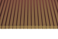Поликарбонат 8х2100х12000 мм. бронза коричневая