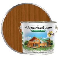 Антисептик лессирующий Орех "Здоровый дом" 3 л