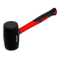 Киянка 680г. "MATRIX" резиновая, фибергласовая ручка, черная