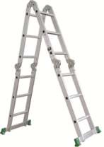 Лестница-трансформер (4х4) 1,275х2,35х4,7 м.алюминиевая