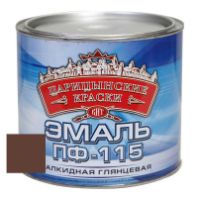 Эмаль ПФ-115 Шоколадная 1,8 кг. "Царицынские краски"