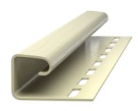 Профиль J-образный 3000х0,93 мм. "ТН" белый/жасмин