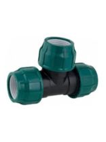 Тройник ПЭ зажимной 40