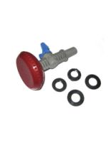 Комплект летнего душа с краном, пластик.