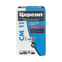 Клей для плитки "Церезит" PRO СМ 11/25 для внутренних и наружных работ 25 кг.