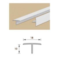 Планка Т-профиль 18х10 2,7м белый, ИДЕАЛ