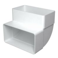 Купить Колено прямоугольное 90гр. вертик. 60х120, 60120 КВП недорого Колено прямоугольное 90гр. вертик. 60х120, 60120 КВП